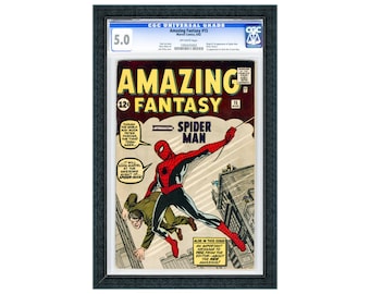 Graded Comic Book Frames - Frames to Display and Protect Your Graded Comic Books - Protect from 1 to 4 Graded Comic Books in 1 Frame