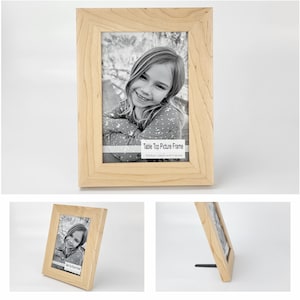 Table Top Picture Frames With Beautiful Wood Moulding and Glass ...