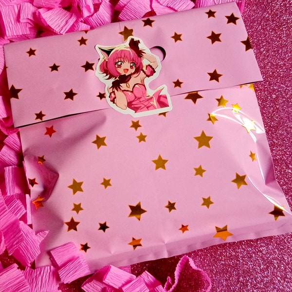 Tokyo Mew Mew Mystery Bag (7 pezzi), Anime Magic Lucky Box, MewMew Gadget, Kawaii Mystery Bag - Fidel The Retrocat