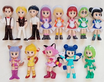 Tokyo Mew Mew Bambole Dolci Preziosi Ufficiali di Giochi Preziosi, Ichigo, Mint, Lettuce, Purin, Zakuro and Friends - Fidel The Retrocat