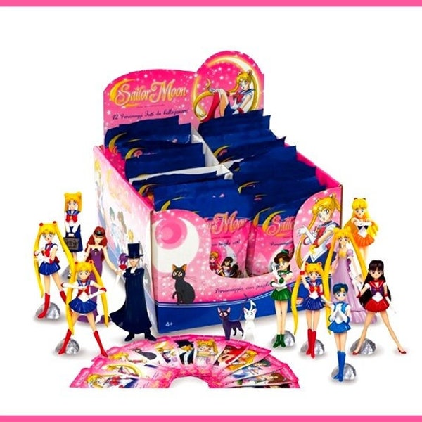 Pretty Guardian Sailor Moon Action Figures Mystery Bags, Bandai/Giochi Preziosi Sailor Senshi, Collectible Sailor Moon - Fidel The Retrocat