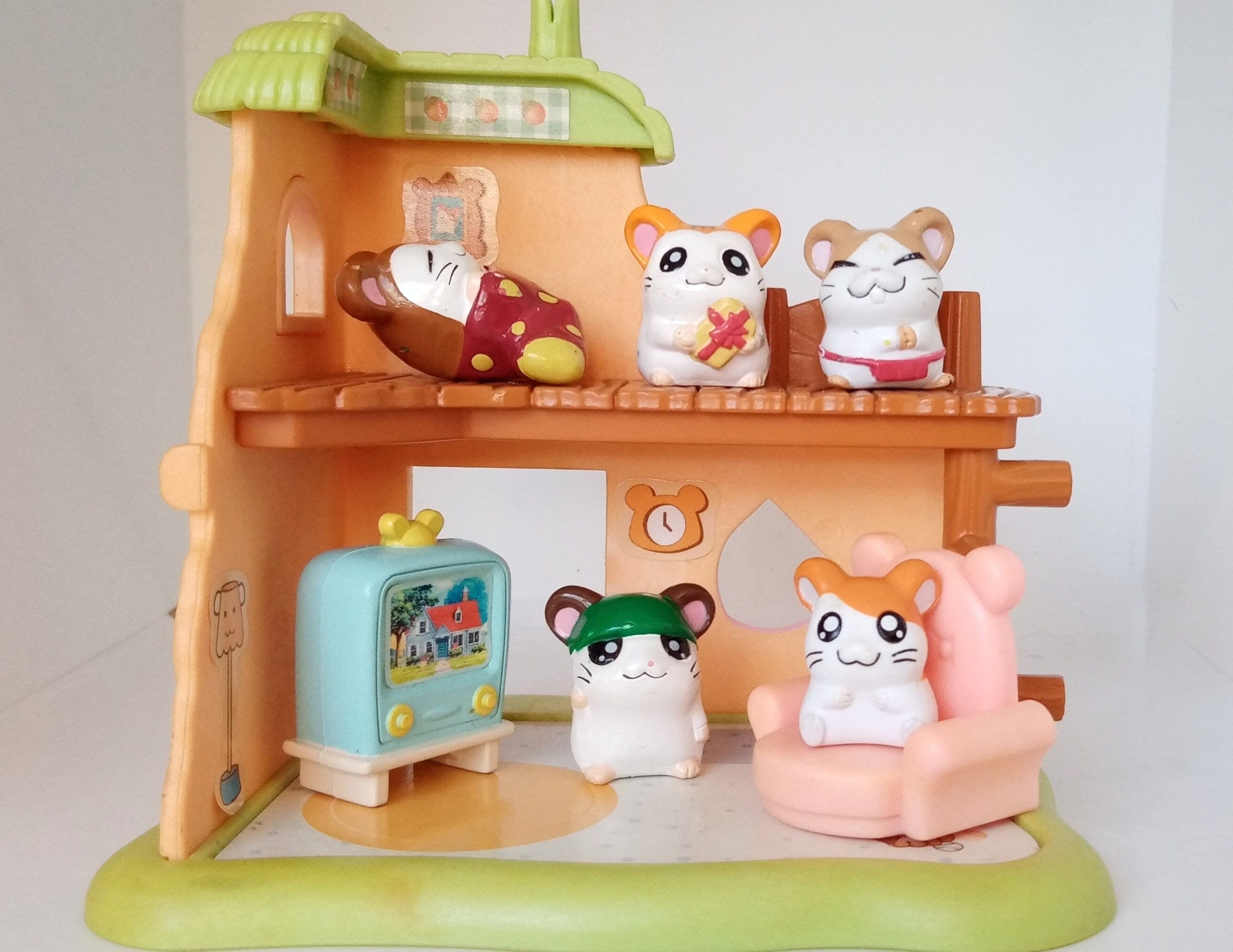 2000s Hamtaro Little House, Little Room With Hamtaro and His 4 Friends, La  Cameretta Di Hamtaro, Giochi Preziosi Hamtaro Figures FTR - Etsy