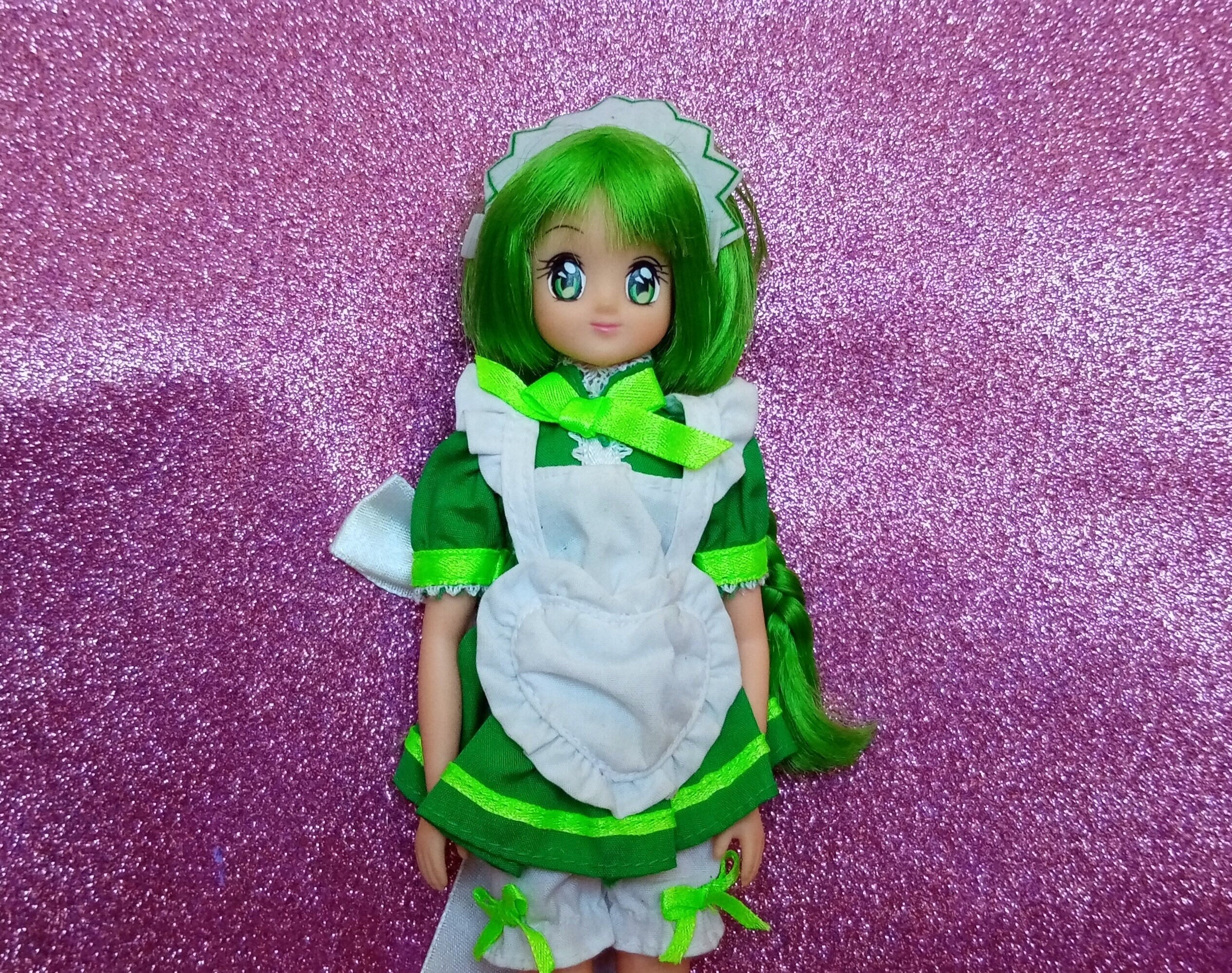 Lettuce/Retasu Midorikawa Doll, Tokyo Mew Mew doll, Bambola Mew Lory Cameriera, Vintage Tokyo Mew Mew Giochi Preziosi - Fidel The Retrocat