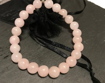 pink quartz bracelet pink quartz bracelet