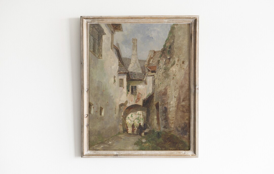 JUYOZ Marc Chagall Kunstwerk 'Ich Und Das Dorf' - Leinwanddruck 30x30cm Wanddekoration