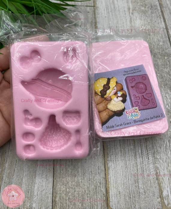 12cm Rose Girl 3D Silicone Mold for Making Candles, Resin, Soap