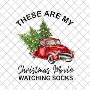 These are my Christmas movie watching socks