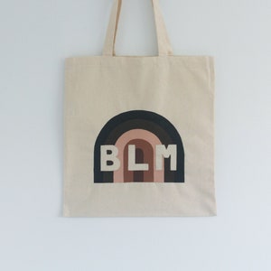 Black Lives Matter Rainbow Tote