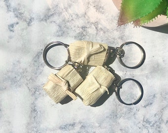 Tamale SZN Key Chain | Handmade Mexican Tamale |