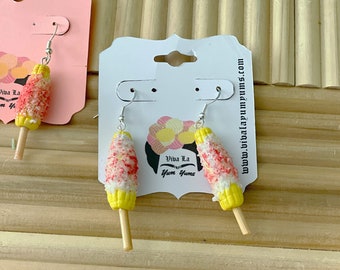 Handmade Elote Earrings | Mexican Corn | Street Corn | Mexican Charm |