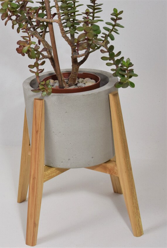 Planter Holder Minimalist modern plant stand of birch
