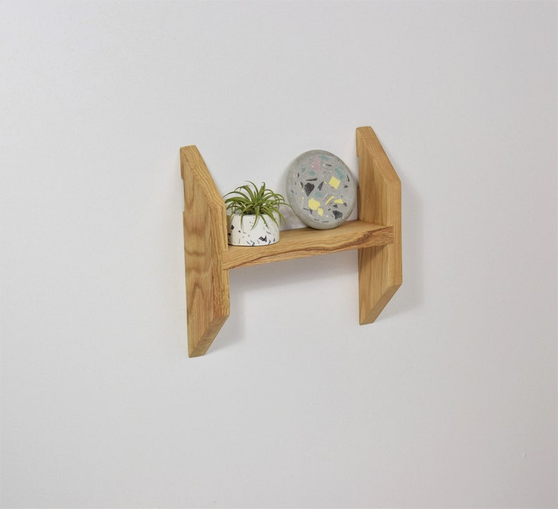 Oak shelf, Mid century modern shelf, Floating shelf, Wall Shelf, Small Shelf image 1