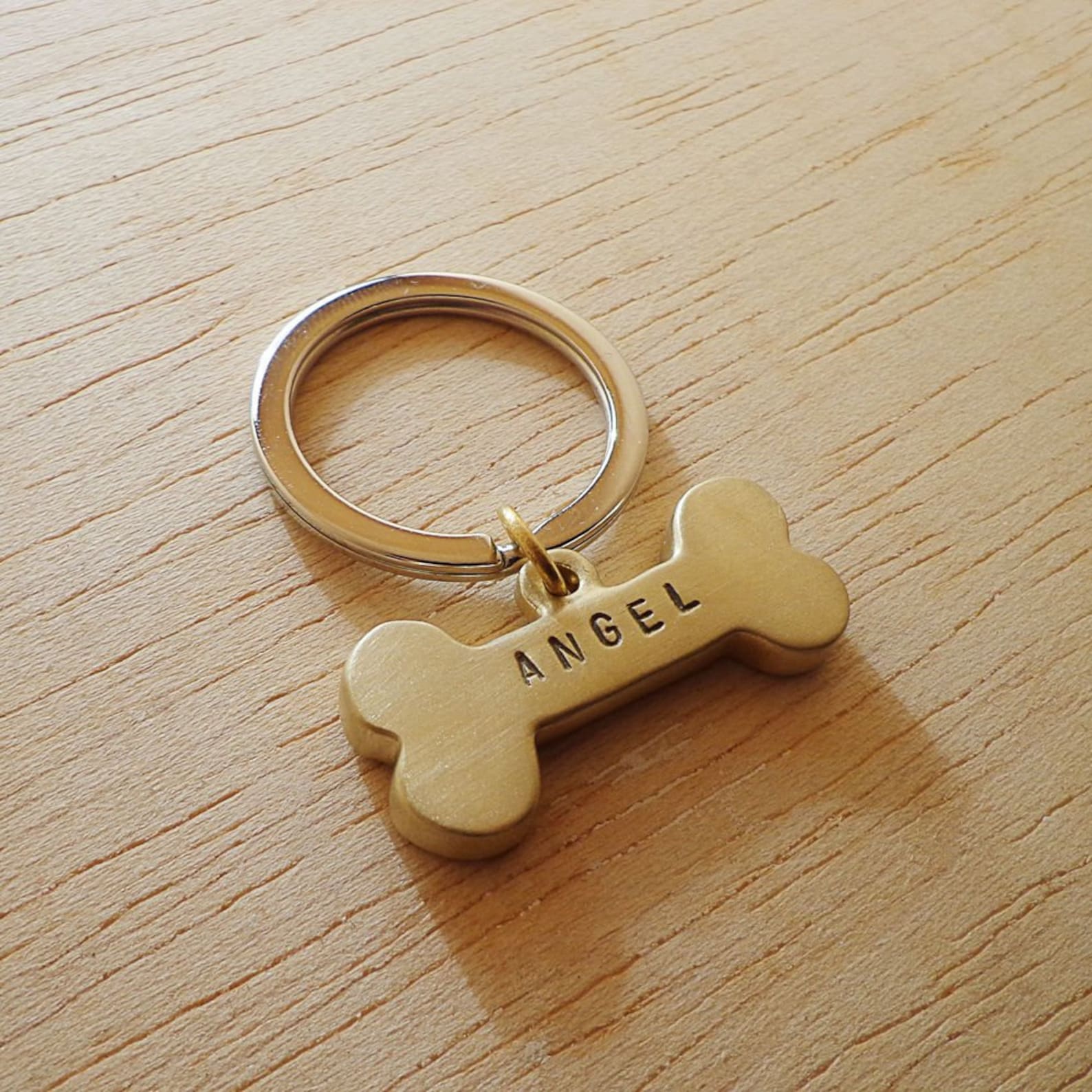 Bone Dog Tag
 Personalized Bone Dog Tag ID for Dog Collar Tag with Stamped