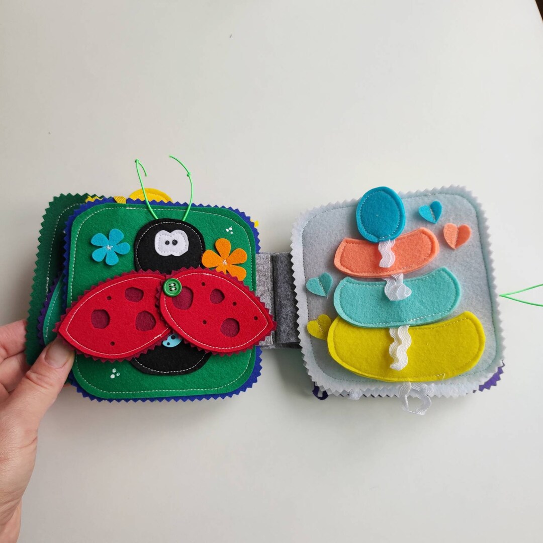 Educational Soft Toy Made of Felt for Toddlers Over 6 Months Etsy