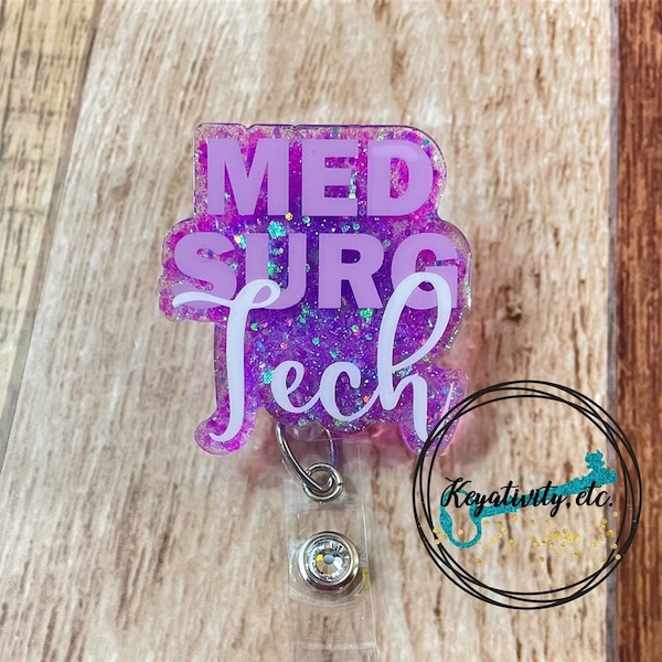 Nurse Badge Med Surg Etsy