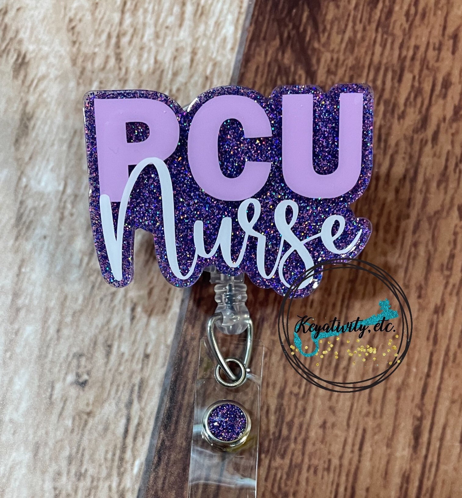 LPN Nursing Degree Letters Acrylic Blank for Badge Reel Ornaments