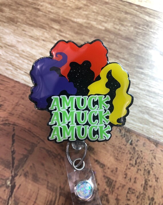 Amuck Hocus Pocus Badge Reel • Sanderson Sisters Inspired