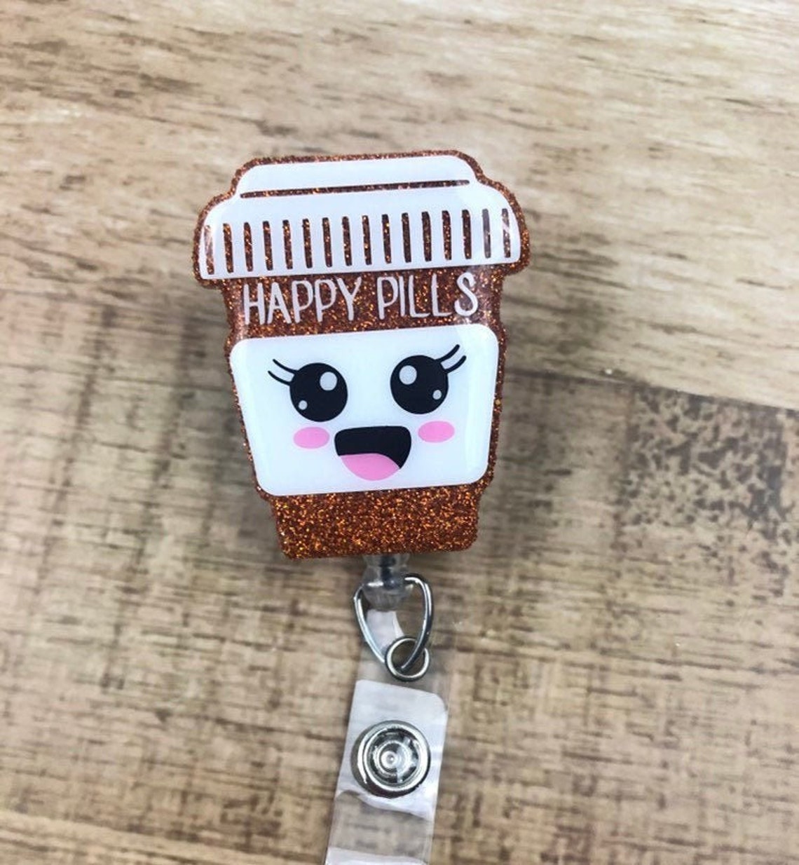 Happy Pills Bottle Badge Reel Pill Pharmacist Prescription Etsy