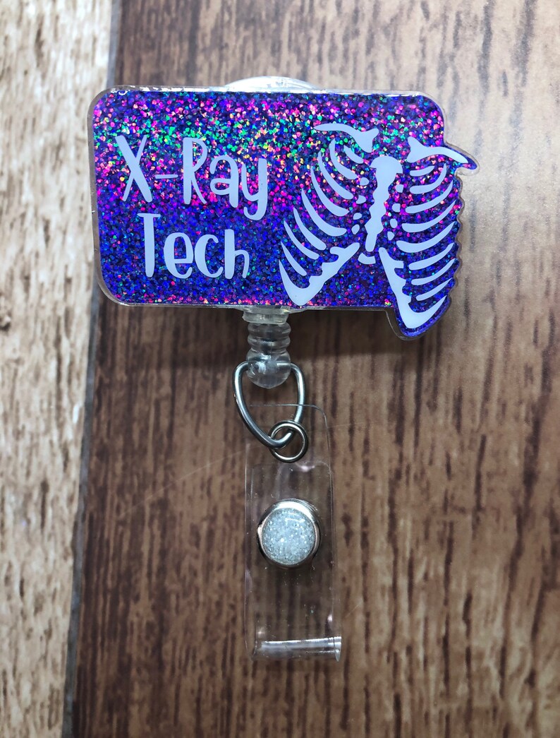 Xray Tech Badge Reel Radiology Radiologist Xray Tech Chest Etsy