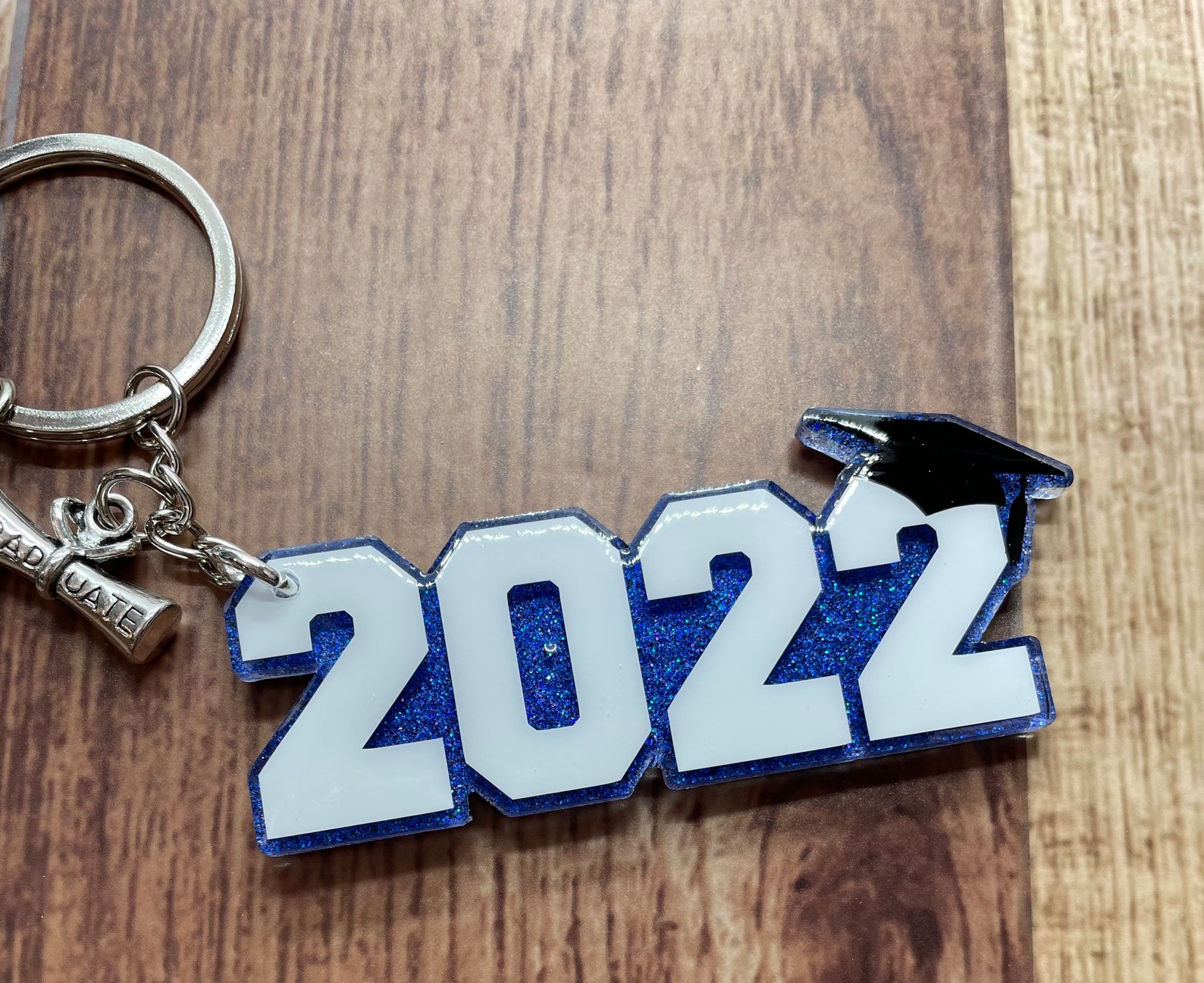 Graduation Keychain Choose Your Year 2021 2022 2023 2024 Etsy