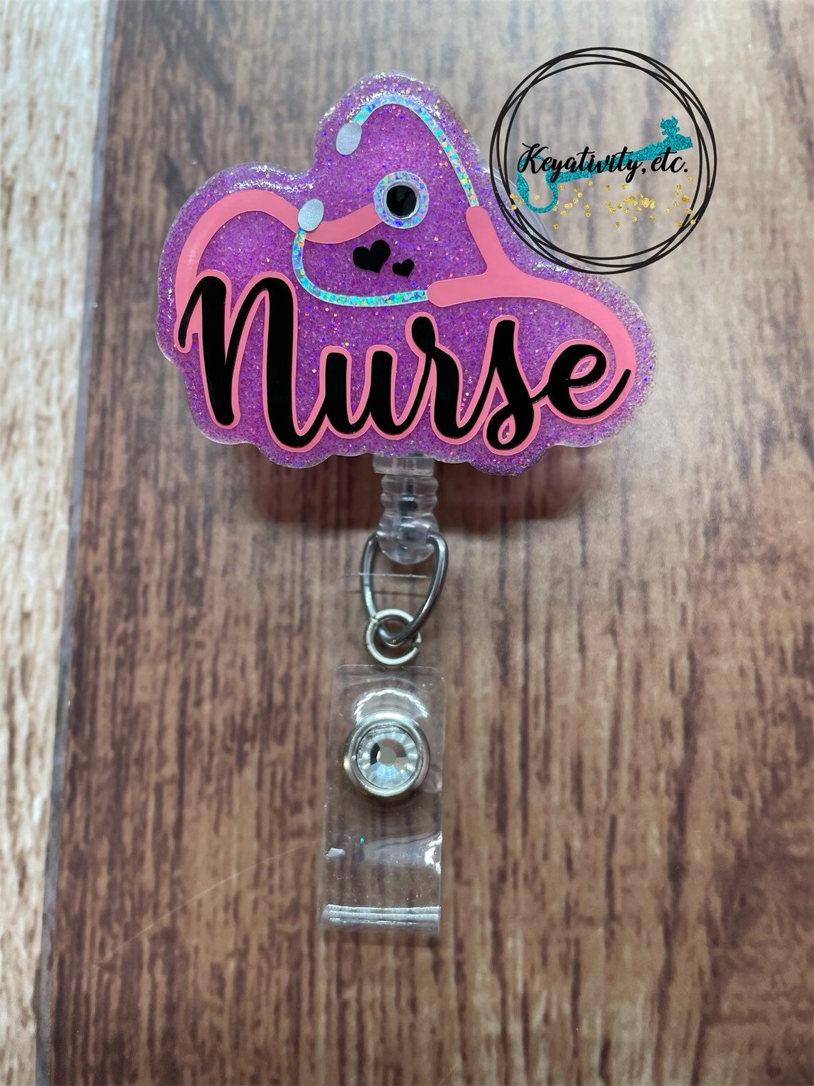 Stethoscope Badge Reel RN Nurse Nursing Student Steth | Etsy