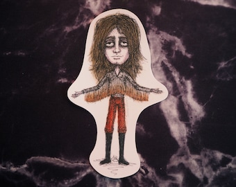 Ozzy Osbourne Sticker - Black Sabbath - Vinyl Stickers, 70s Heavy Metal Rock Music