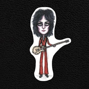 Adesivo Joan Jett anni &#39;70 - The Runaways, The Blackhearts - Adesivi in vinile punk rock anni &#39;70
