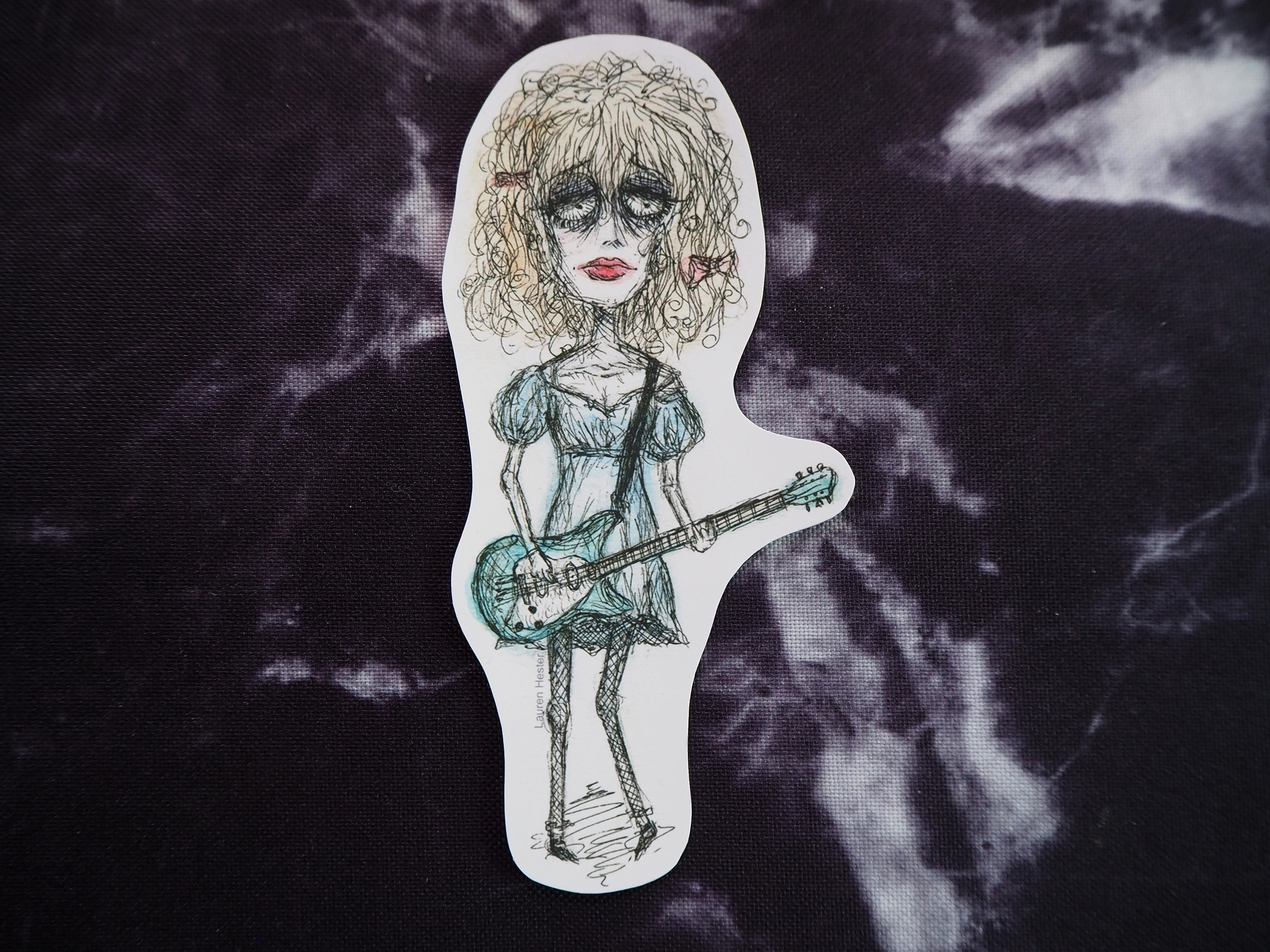 Courtney Love Sticker - Hole Band - Vinyl Stickers, 90s Grunge