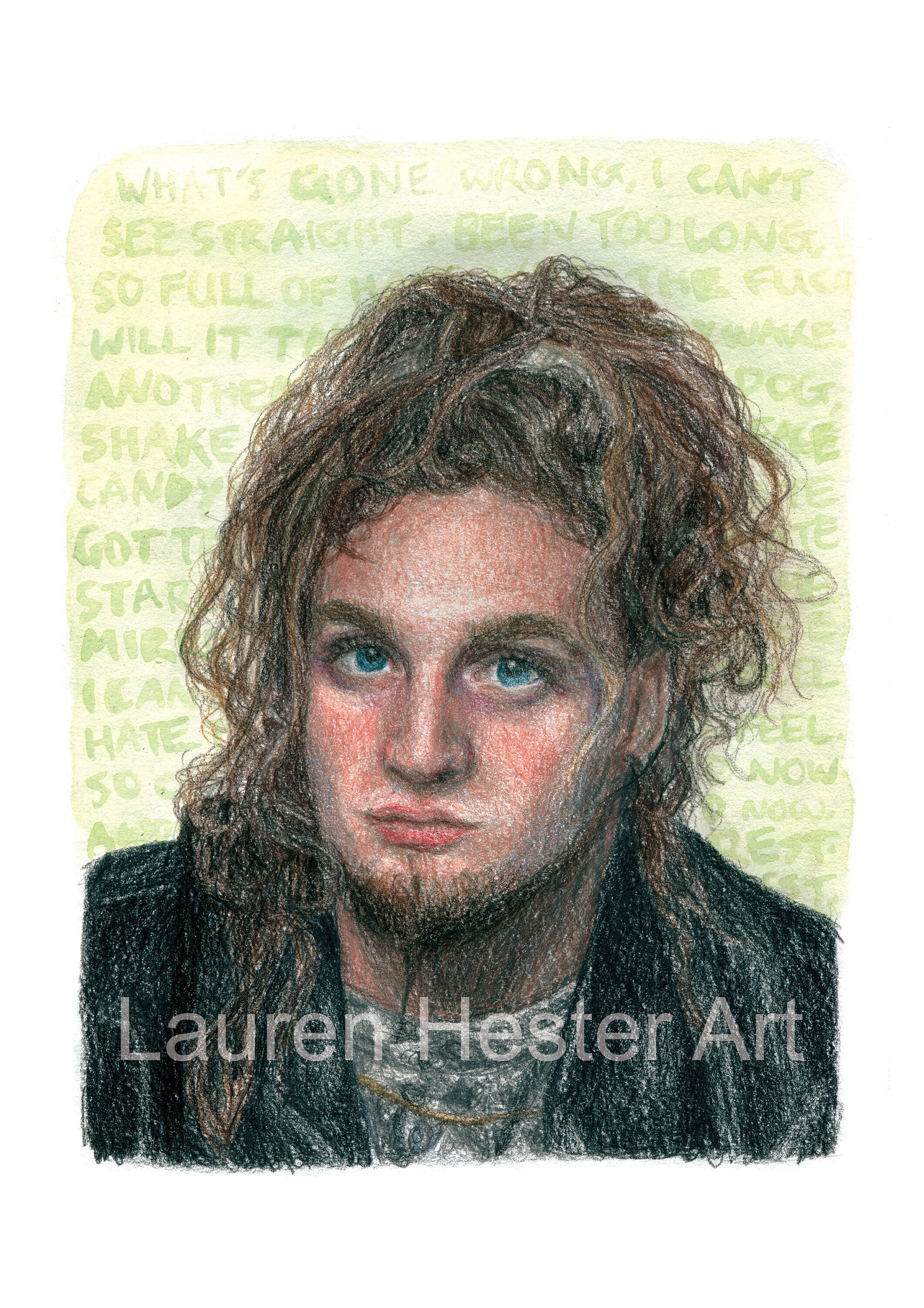 A4 Fine Art Print Alice in Chains Layne Staley 'Hate to Feel' dexis-iberica  Art & Collectibles Prints