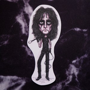 Naklejka Alice Cooper - Naklejki winylowe, szok, zespół rockowy, horror, lata 70. i 80.
