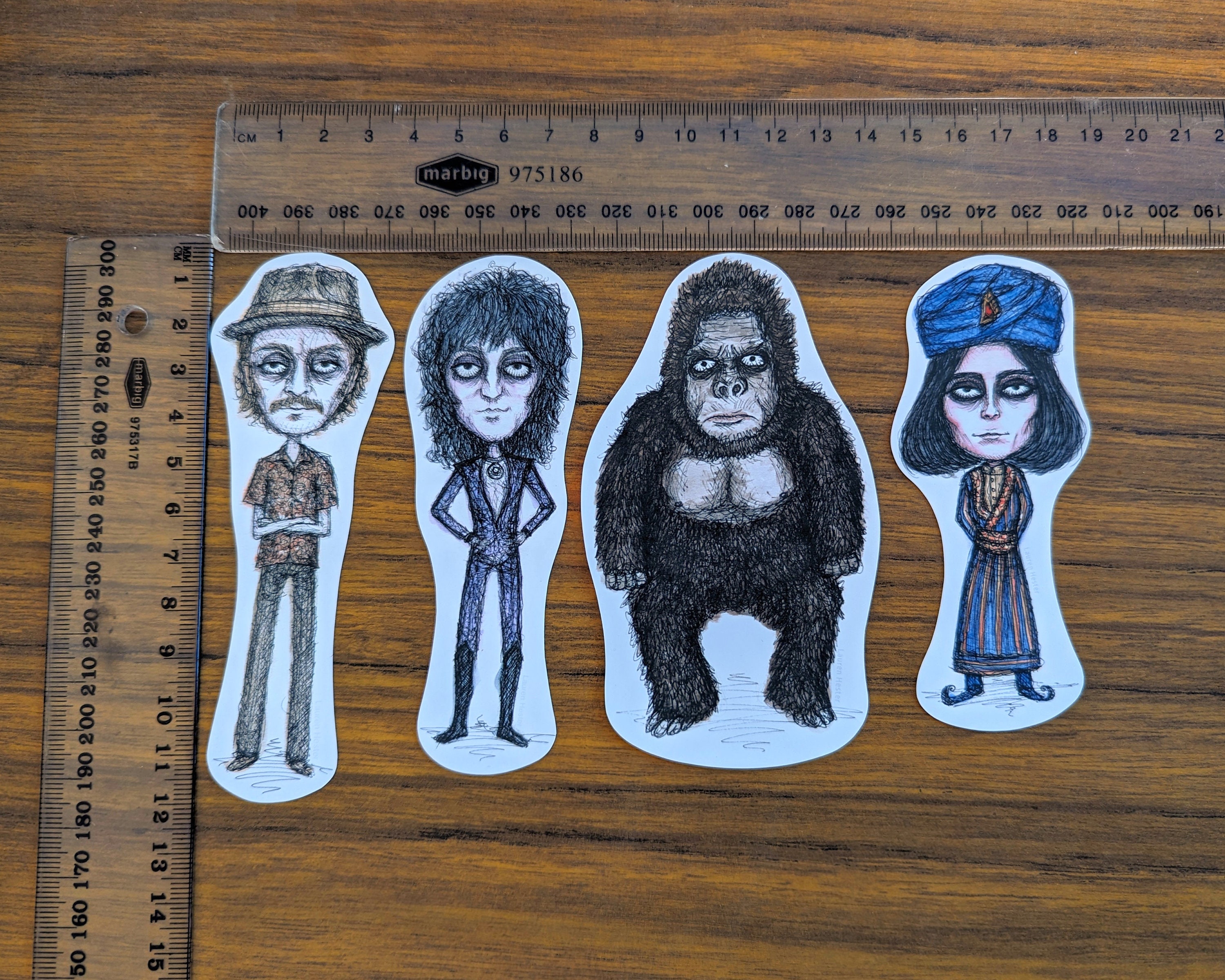 Mighty Boosh Full Sticker Pack - Vince Noir, Howard Moon, Naboo, Bollo ...