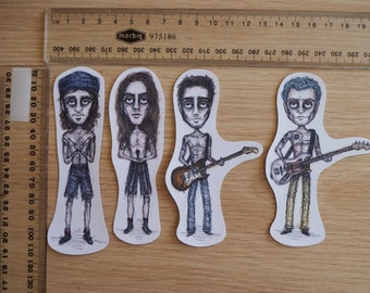 PJ Sticker Pack 90s Seattle Grunge Band Vinyl Stickers 