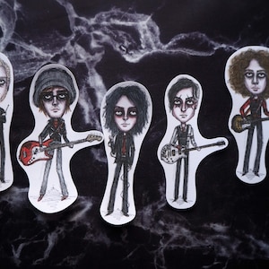 My Chemical Romance Revenge Sticker Pack - Gerard Way, Frank Iero, Ray Toro, Mikey Way, Bob Bryar - Vinyl Stickers, Emo Alt Pop Punk Music