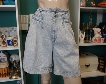 80's style jean shorts