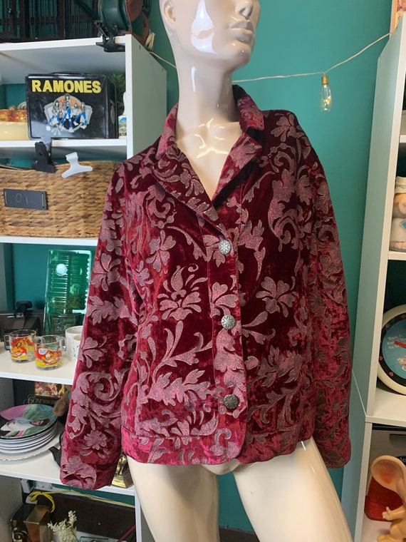 Vintage Chico's Velvet blazer