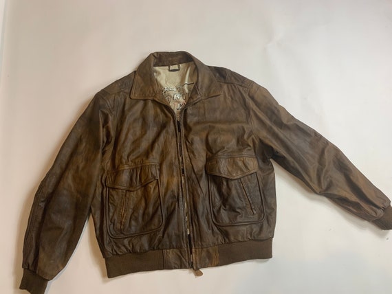 Vintage Leather Members Only Jacket