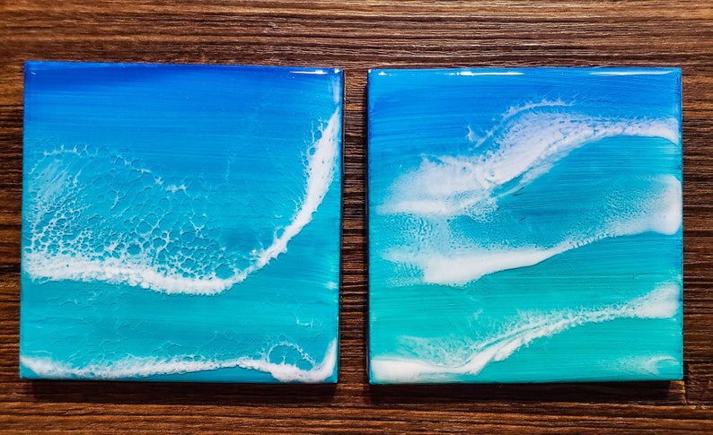 Ocean Wave Coasters-Set of 2