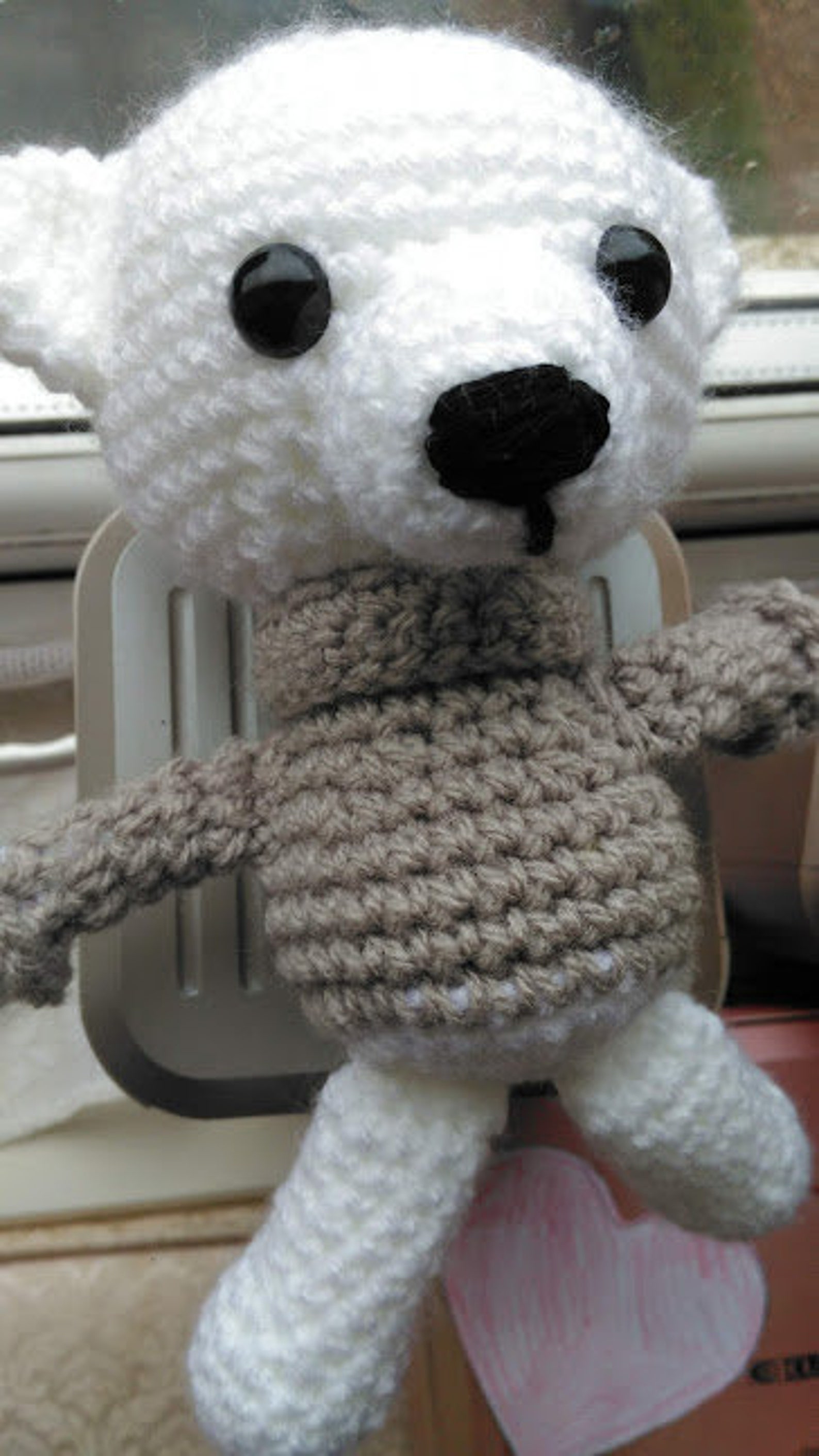 Crochet Polar Bear Amigurumi Stuffed Animal Plush Toy For | Etsy
