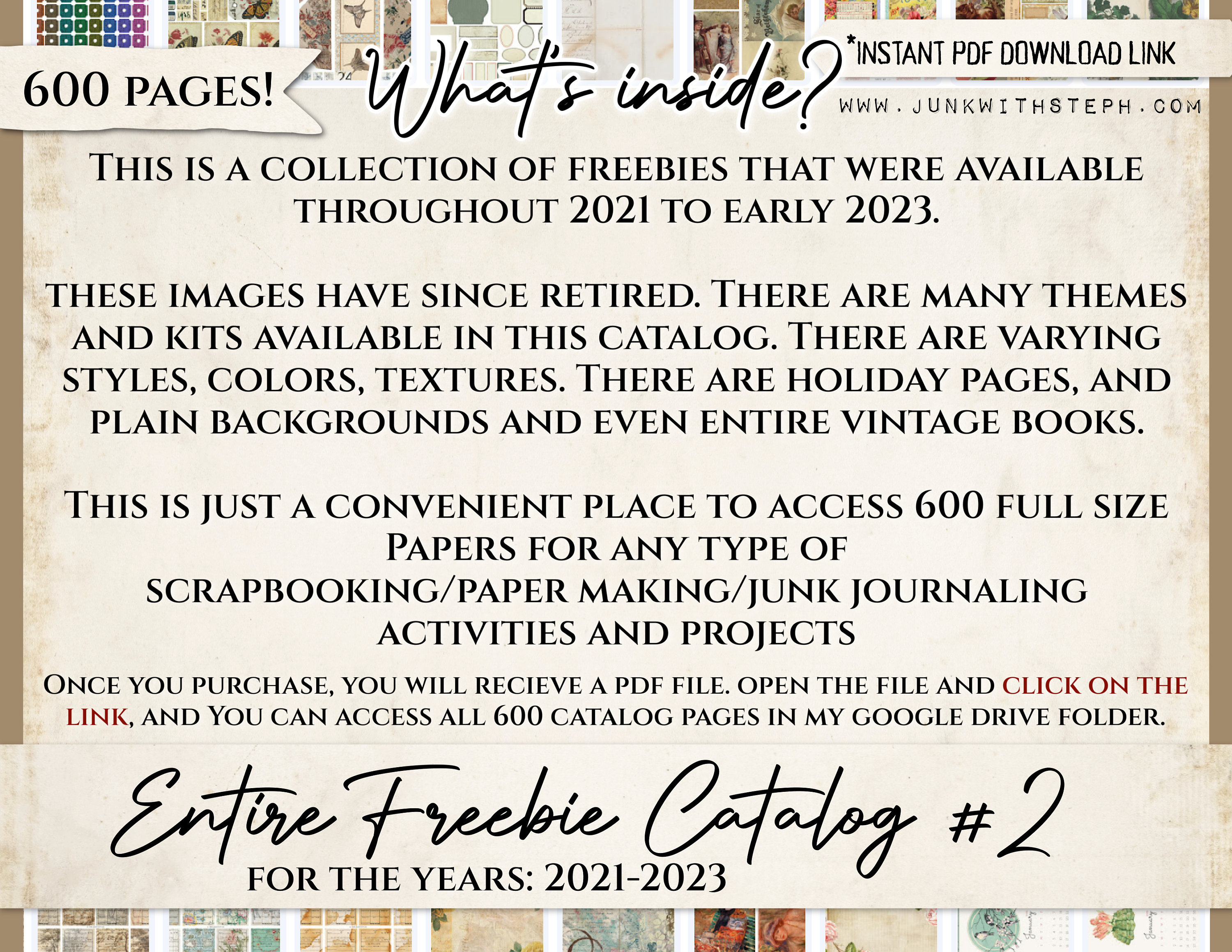 Catalogs with freebies