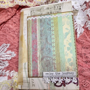 JUNKJOURNAL✤ファイル＆Journalセット♡ Handmade Compact Junk Journal - Etsy