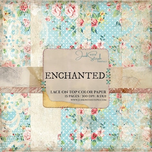 Pakiet papieru „Koronka na wierzchu”: kremowe, teksturowane tła (do pobrania w wersji cyfrowej)