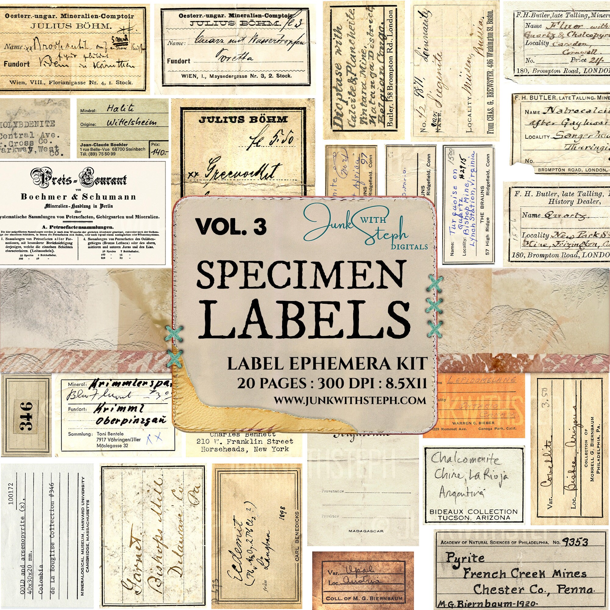 ヴィンテージ　ファーマシーラベル　ジャンクジャーナル　③ ヴィンテージ ファーマシーラベル ジャンクジャーナル ③ ヴィンテージ