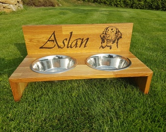 Exclusive wooden food bar that can be personalized