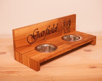 Personalized food bar for cats