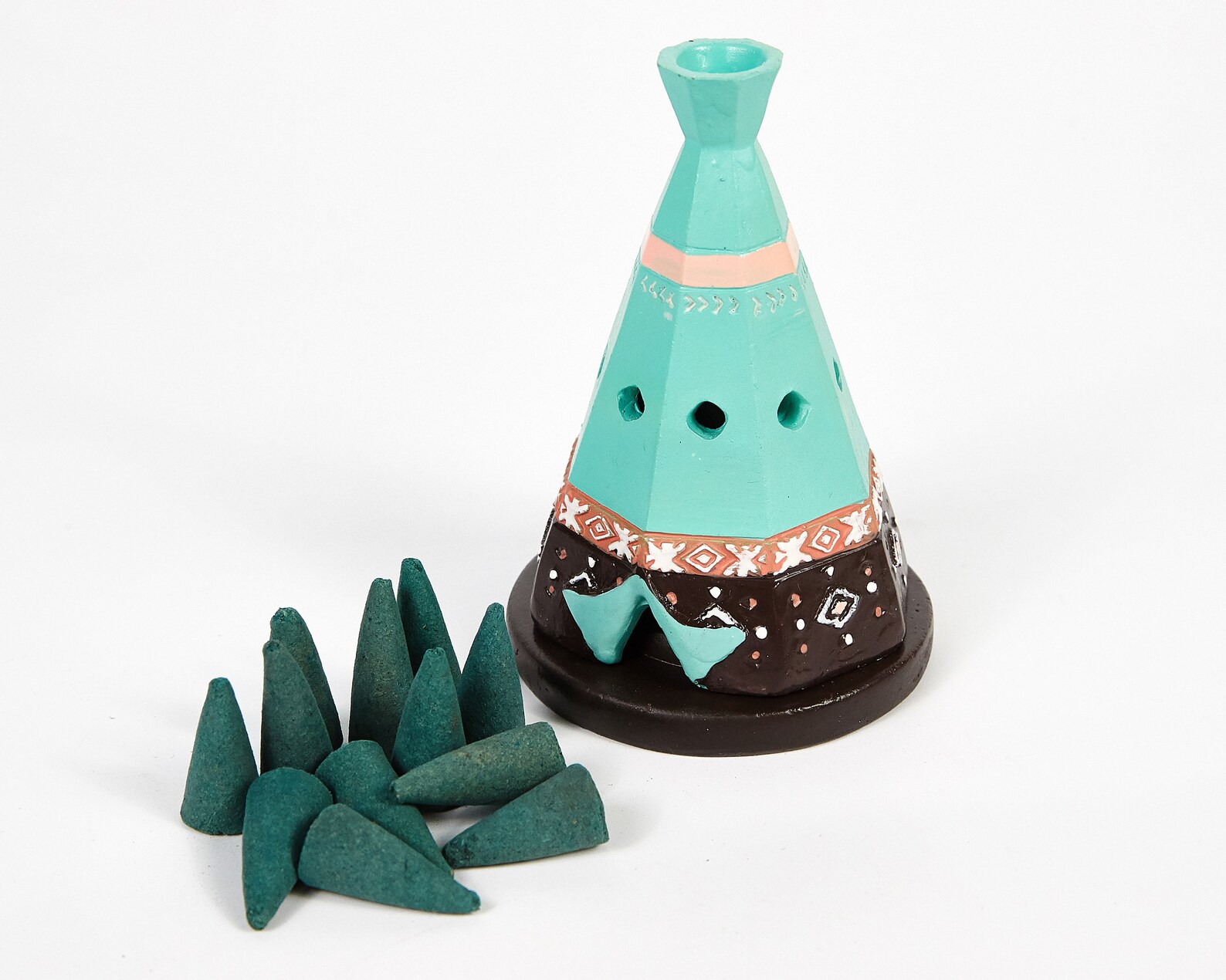 Boho Teepee Incense Cone Holder / Incense Burner Ash Catcher Etsy UK