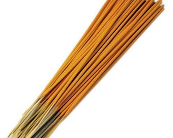 Amber Incense Sticks Long Burning - Natural, Eco Friendly Bamboo Incense Sticks for Incense Holder, Incense Burner & Ash Catcher