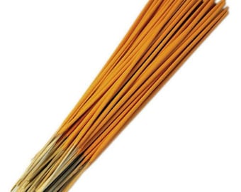 Peach Mango Incense Sticks Long Burning - Natural, Eco Friendly Bamboo Incense Sticks for Incense Holder, Incense Burner & Ash Catcher
