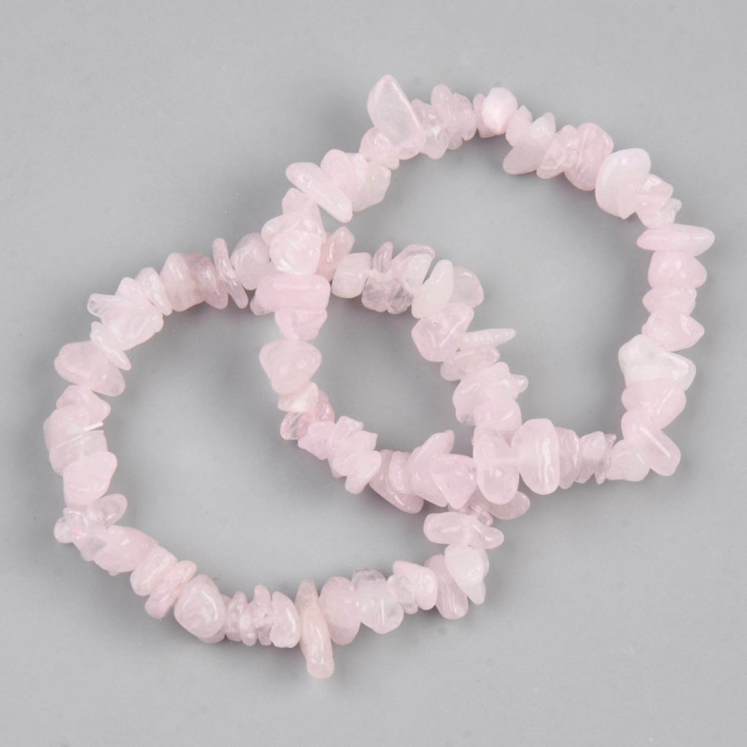 Rose quartz chip best sale bracelet