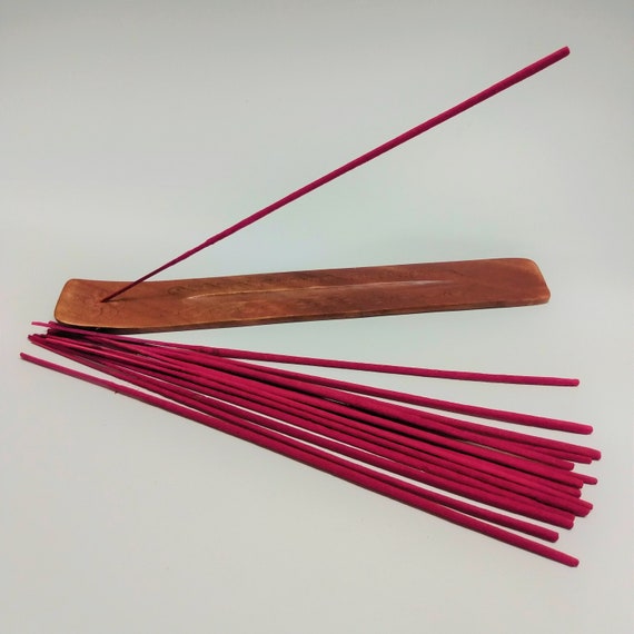 Eco Friendly Bamboo Incense Holder Incense Burner Ash Catcher With 20 Free Vegan Friendly
