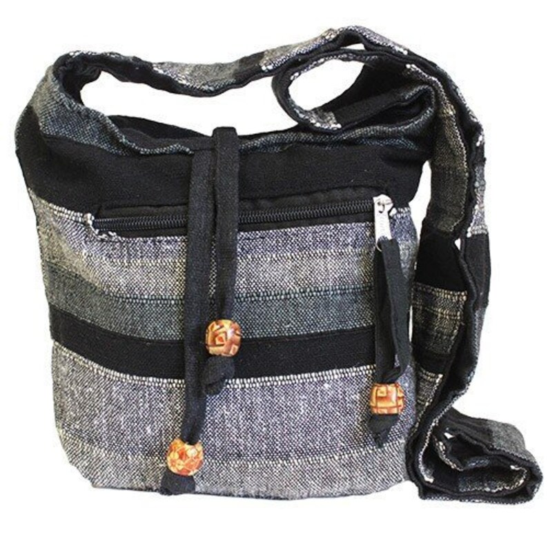Hipster Bag Boho Bag Purple Shoulder Bag Eco Friendly Sling Bag Fair Trade Bag Handmade Pure Cotton Sling Bag Hippy Bag Bohemian Bag